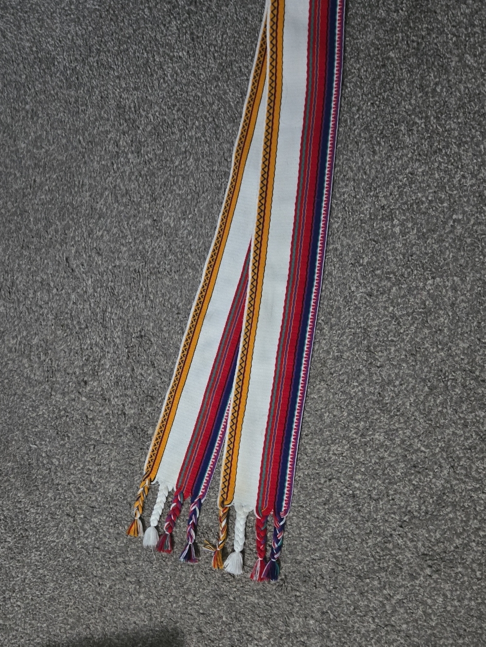 Striped Christian Dior Multicolor Woven Belt